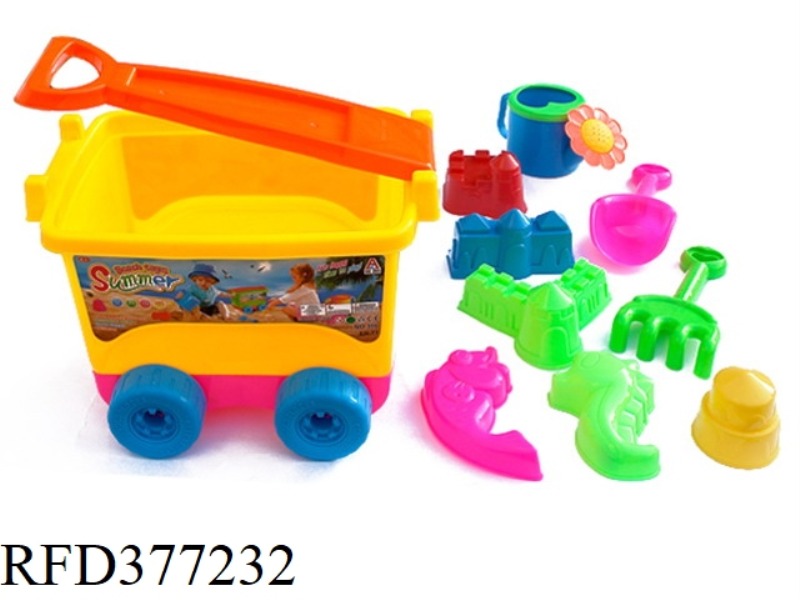 10-PIECE BEACH TROLLEY