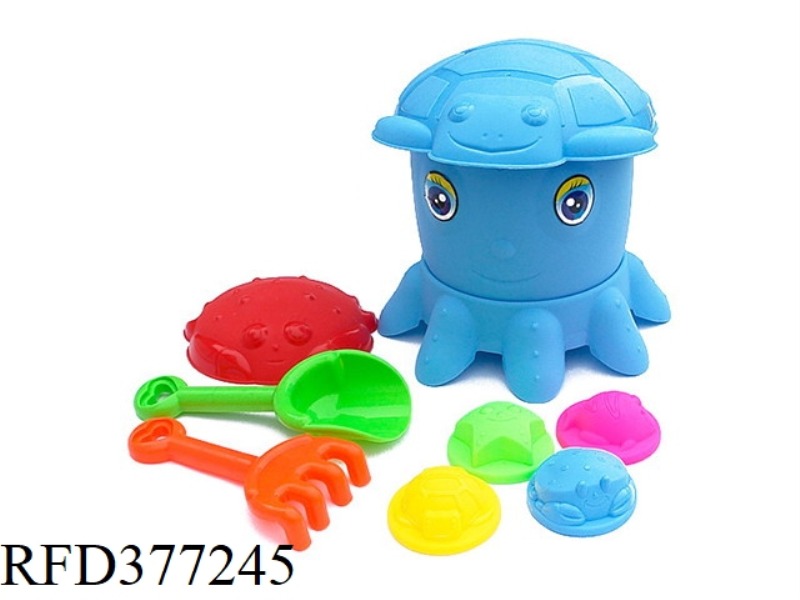 10-PIECE SEA TURTLE BEACH BUCKET
