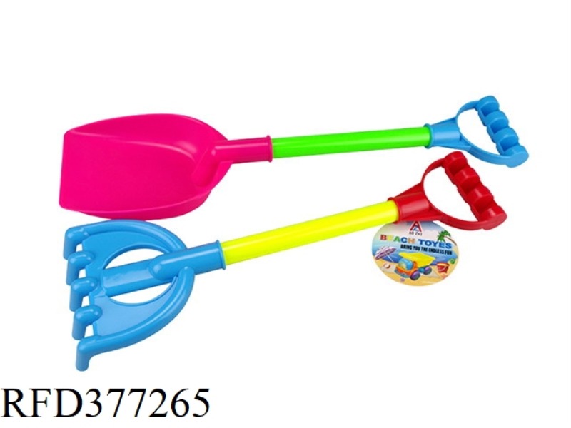 2-PIECE SMALL SHOVEL RAKE