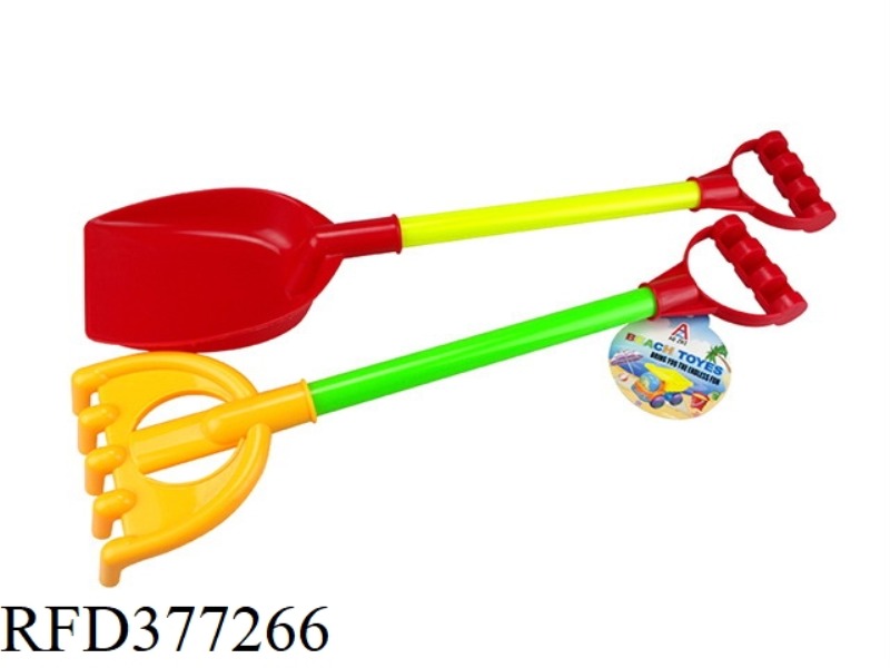 2-PIECE MEDIUM SHOVEL RAKE