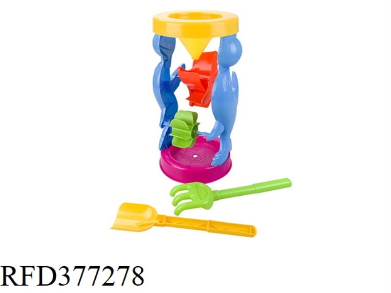 3-PIECE SET OF DOLPHIN BIG HOURGLASS