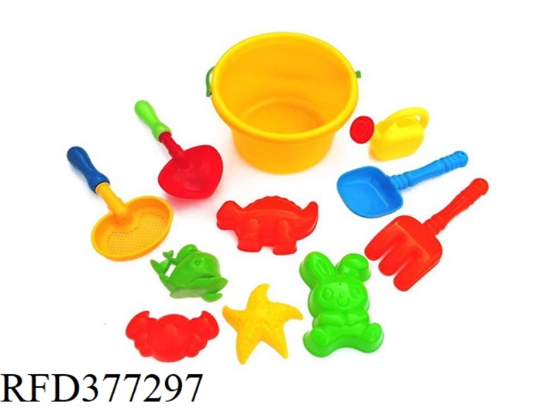 11-PIECE BEACH ROUND BUCKET