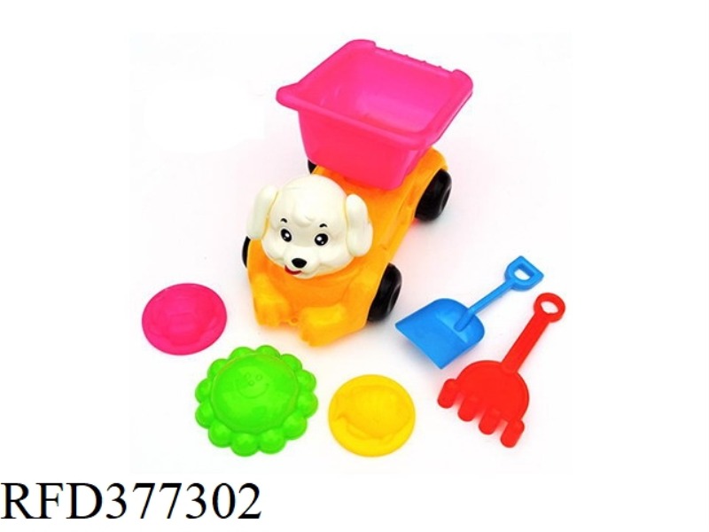 6-PIECE BEACH ANIMAL DOG