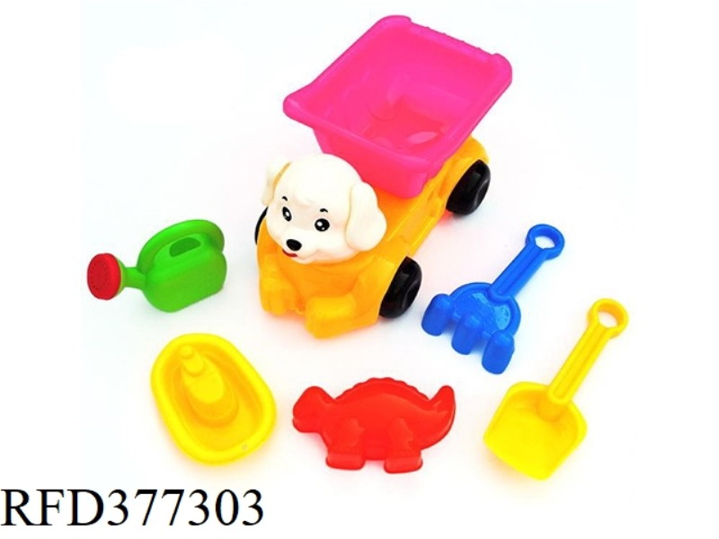 6-PIECE BEACH ANIMAL DOG