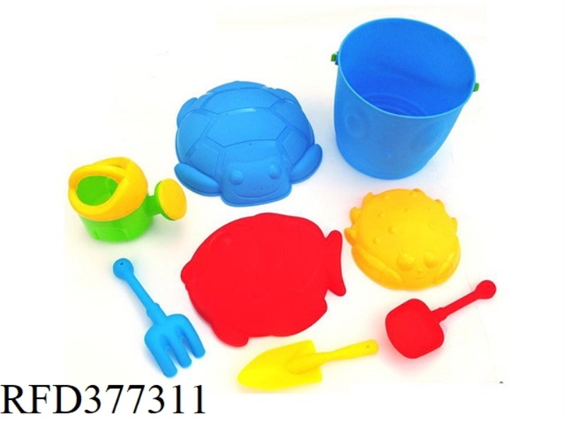 8-PIECE TURTLE BEACH BUCKET