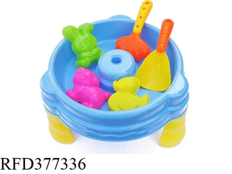 9-PIECE BEACH TOY TABLE