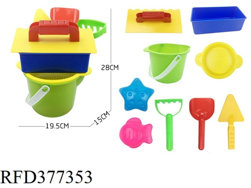 9-PIECE NEW ROUND BARREL SET