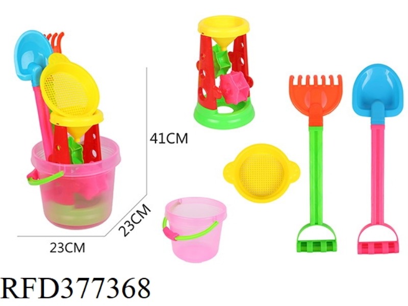 5-PIECE SET HOURGLASS BUCKET