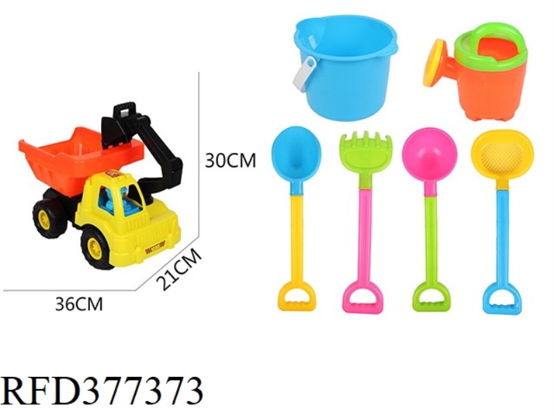 7 PIECE SET BEACH EXCAVATOR