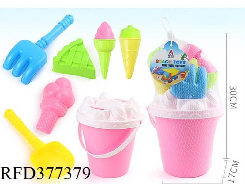 8-PIECE BEACH SET BUCKET