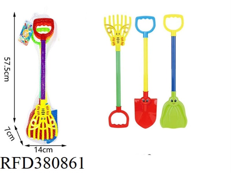 3 PACKS OF SAND SHOVEL (PLASTIC TUBE)