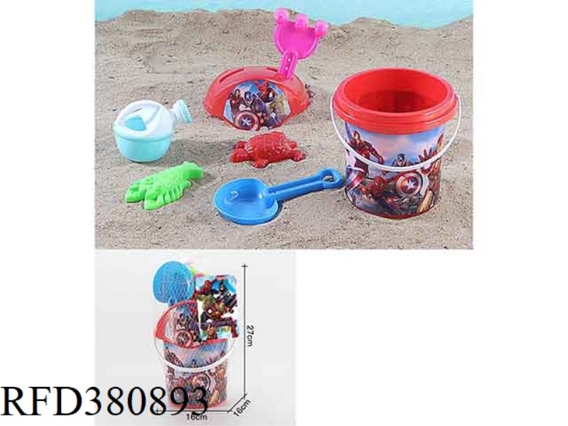 BEACH BUCKET SET (3 COLORS MIXED)