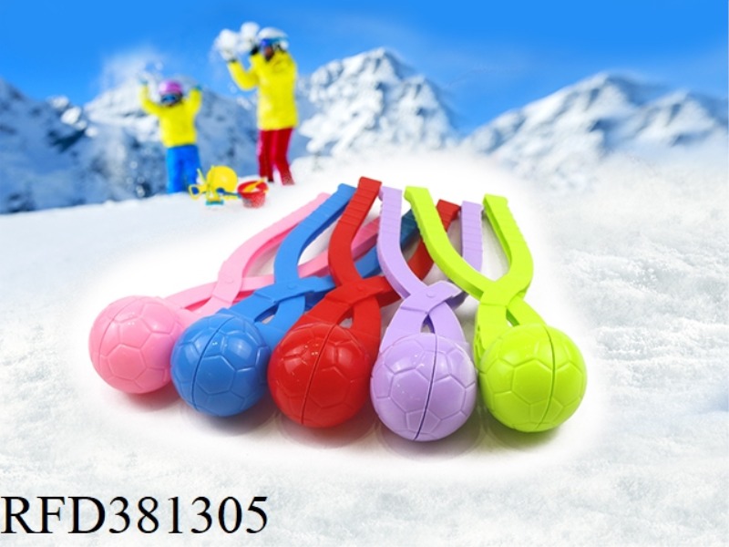 SMALL FOOTBALL SNOW CLIP SINGLE