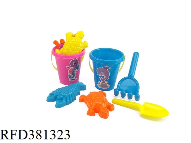 5  PCS  BEACH BUCKET SET