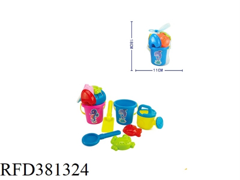 6  PCS  BEACH BUCKET SET