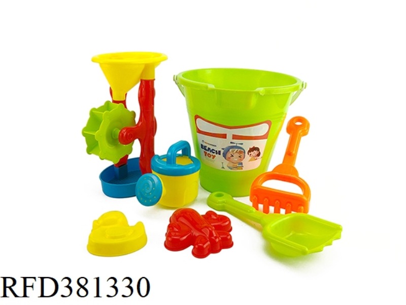 7  PCS  BEACH BUCKET SET