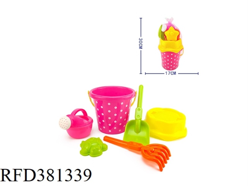 6  PCS  BEACH BUCKET SET