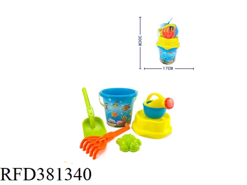 6  PCS  BEACH BUCKET SET