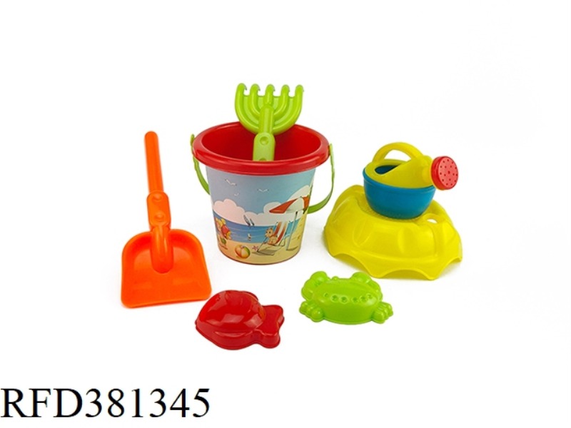 7  PCS  BEACH BUCKET SET