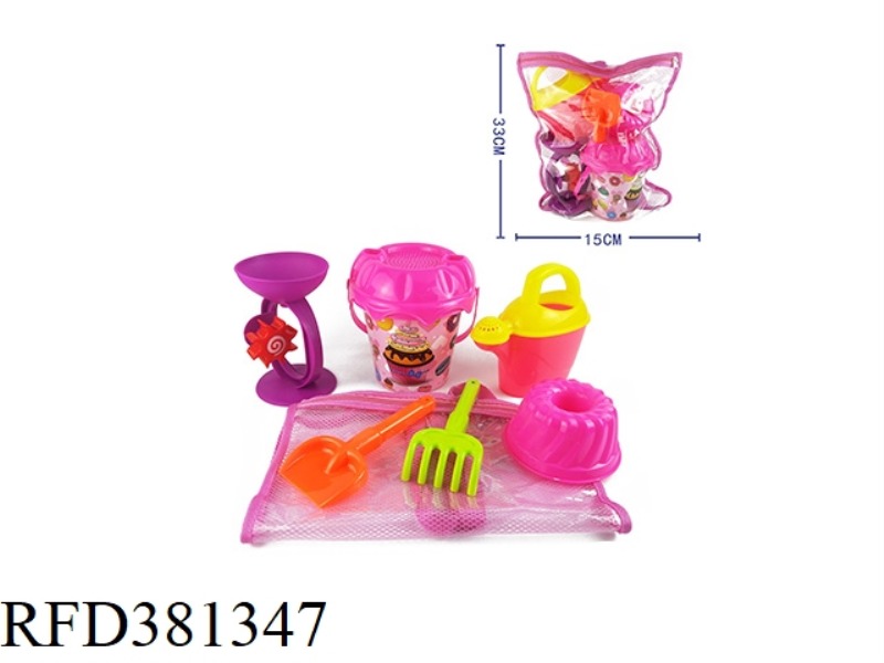 7  PCS  BEACH BUCKET SET