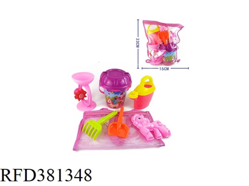 7  PCS  BEACH BUCKET SET