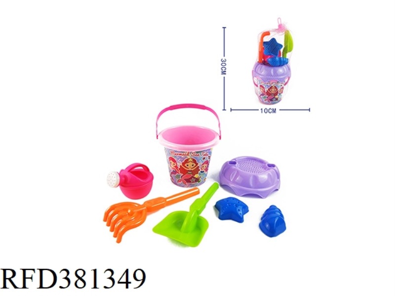 7  PCS  BEACH BUCKET SET