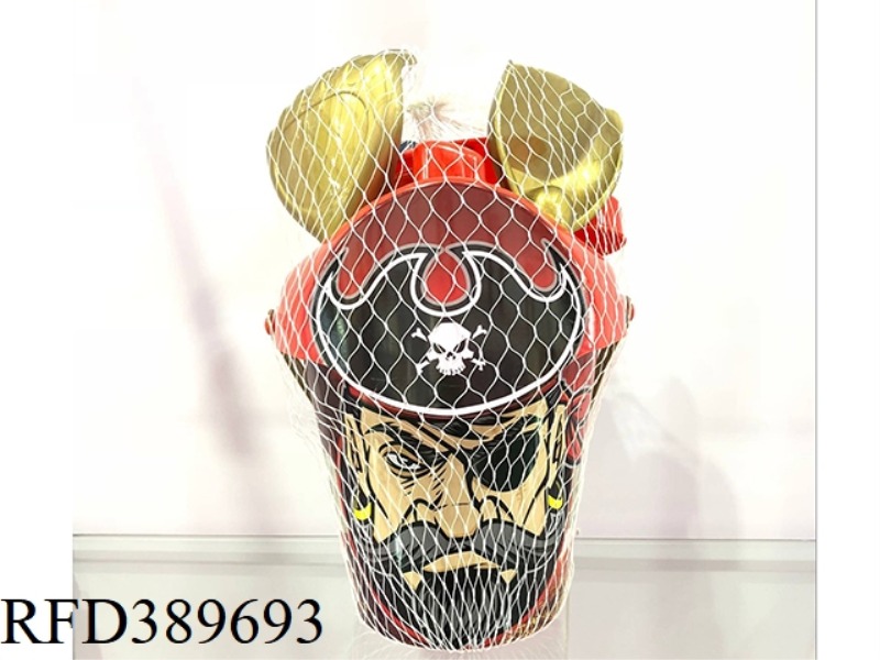 PIRATE HOODED BUCKET 7 PIECE SET