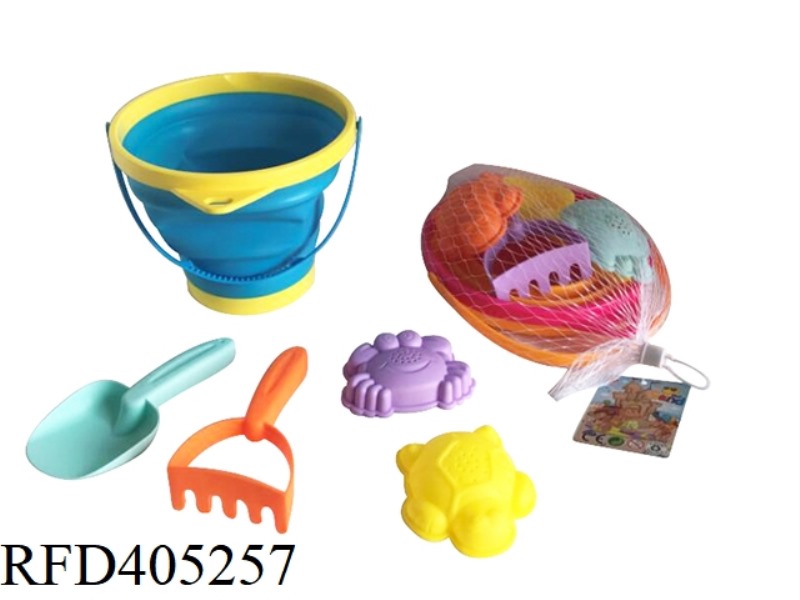 5PCS SMALL SQUARE SOFT RUBBER BARREL COMBINATION SET