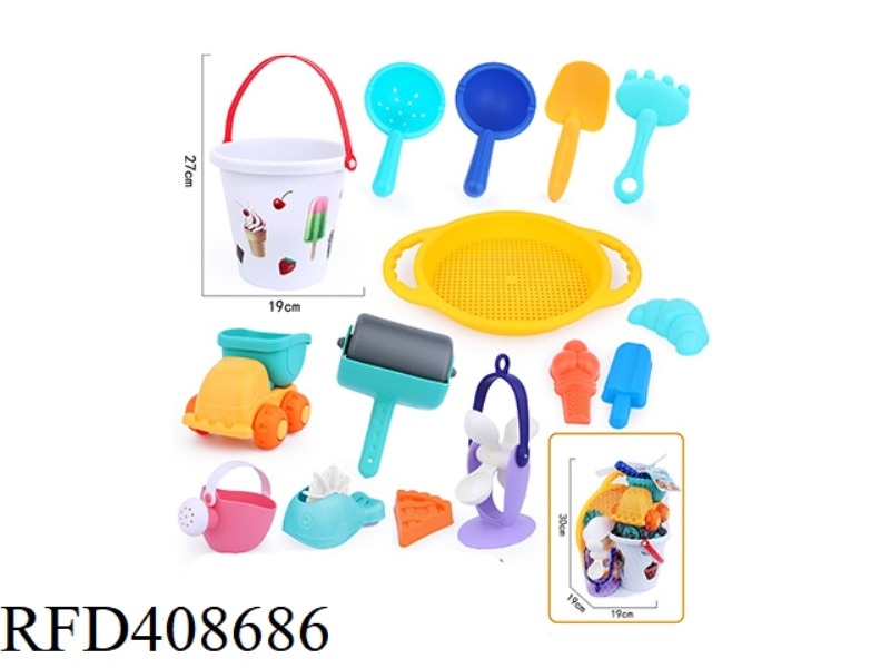 15-PIECE SOFT BEACH TOYS