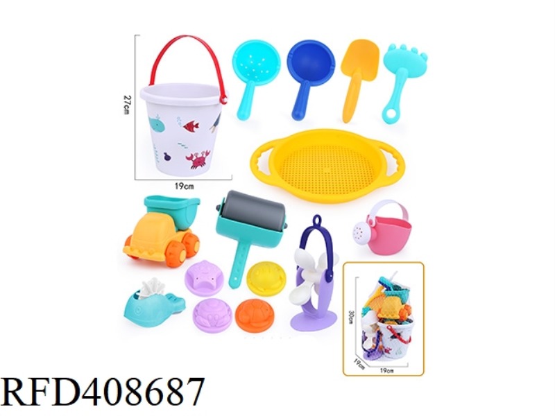15-PIECE SOFT BEACH TOYS