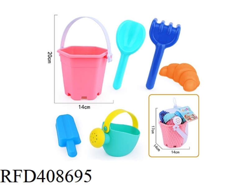 6-PIECE SOFT BEACH TOYS