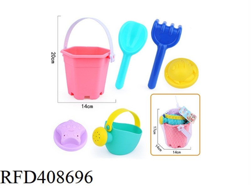 6-PIECE SOFT BEACH TOYS