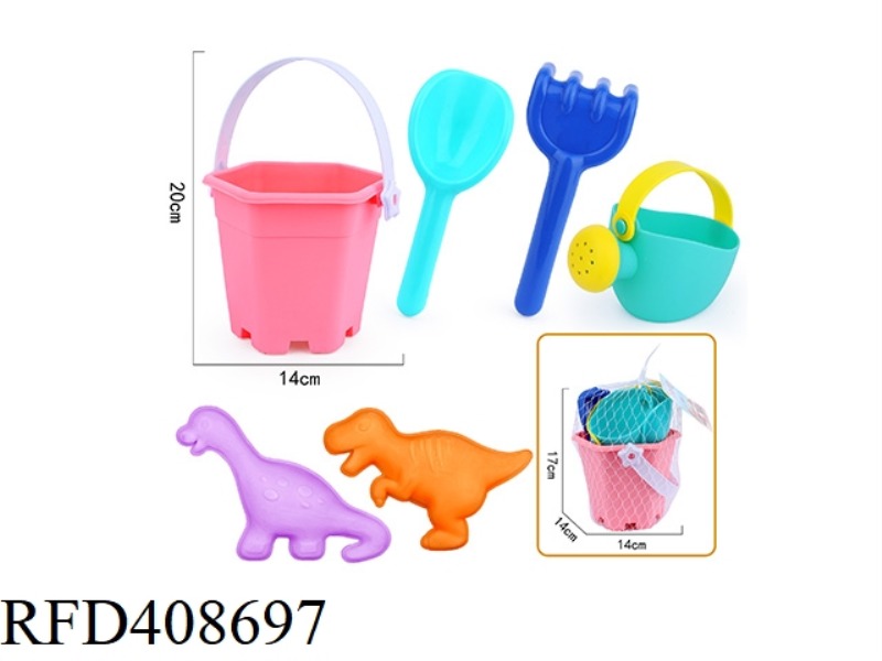 6-PIECE SOFT BEACH TOYS