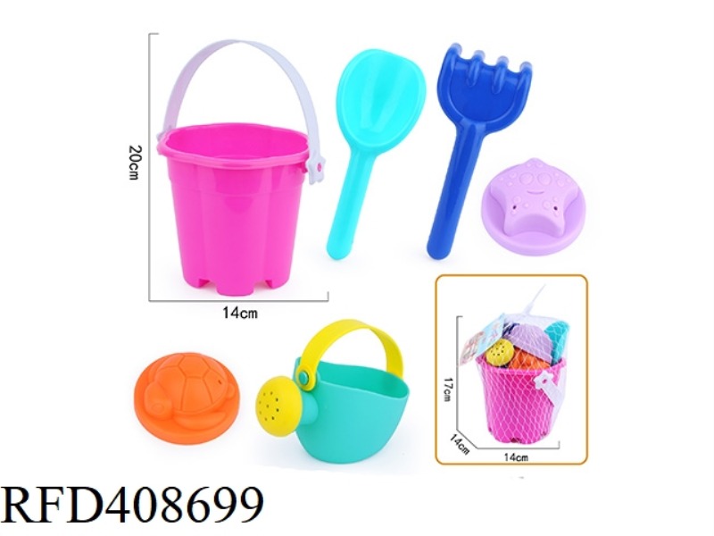 6-PIECE SOFT BEACH TOYS