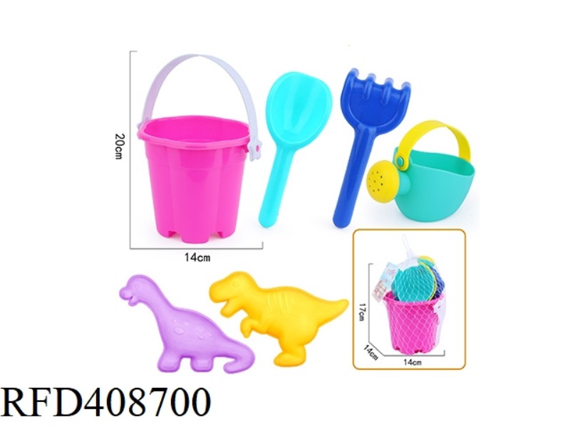 6-PIECE SOFT BEACH TOYS