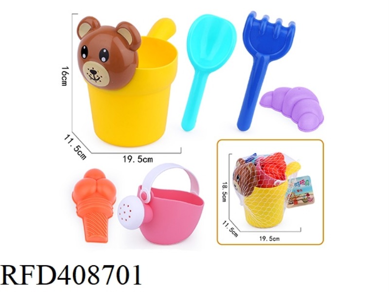 6-PIECE SOFT BEACH TOYS