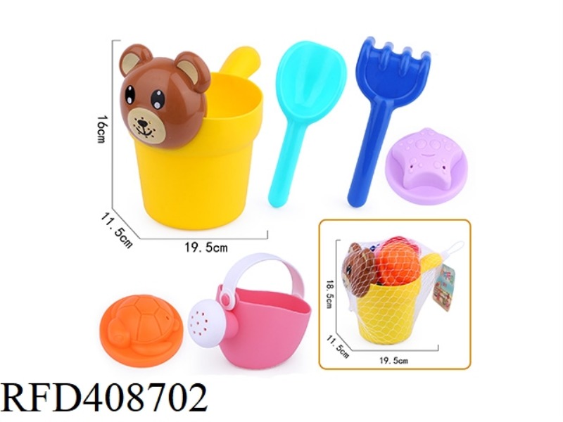 6-PIECE SOFT BEACH TOYS