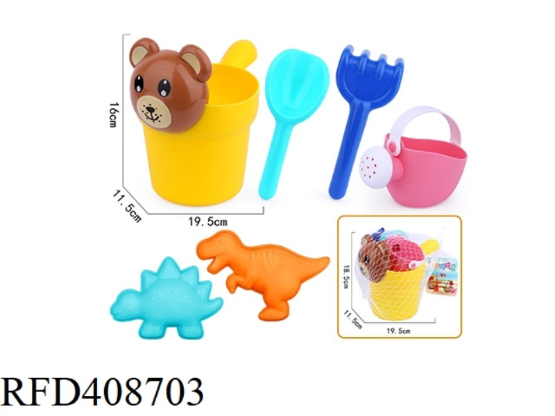 6-PIECE SOFT BEACH TOYS