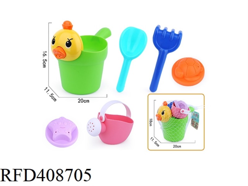 6-PIECE SOFT BEACH TOYS