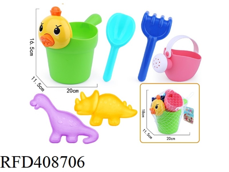 6-PIECE SOFT BEACH TOYS