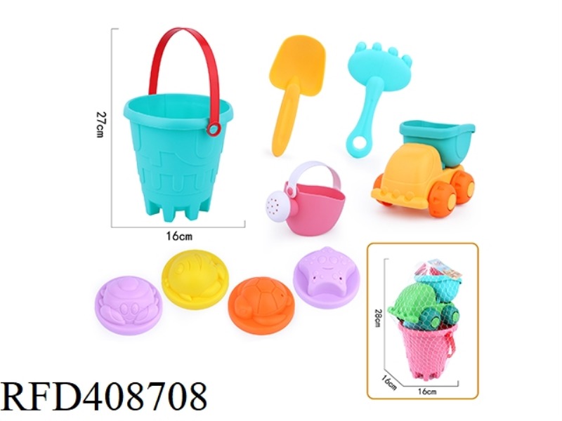 9-PIECE SOFT BEACH TOYS