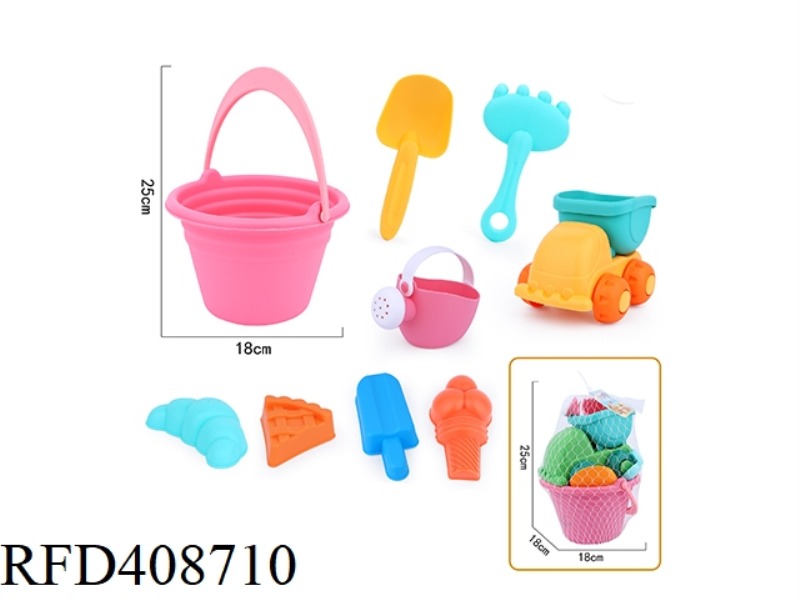 9-PIECE SOFT BEACH TOYS