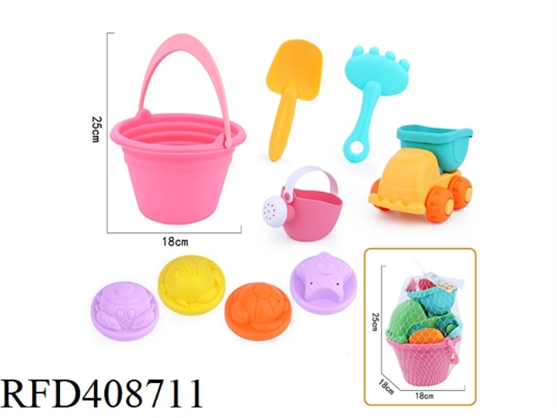 9-PIECE SOFT BEACH TOYS