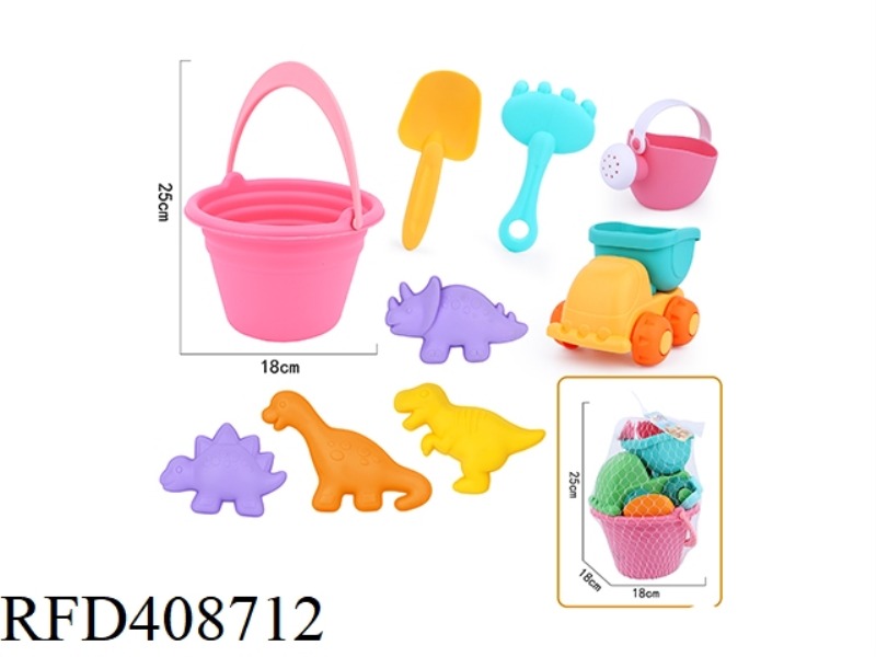 9-PIECE SOFT BEACH TOYS