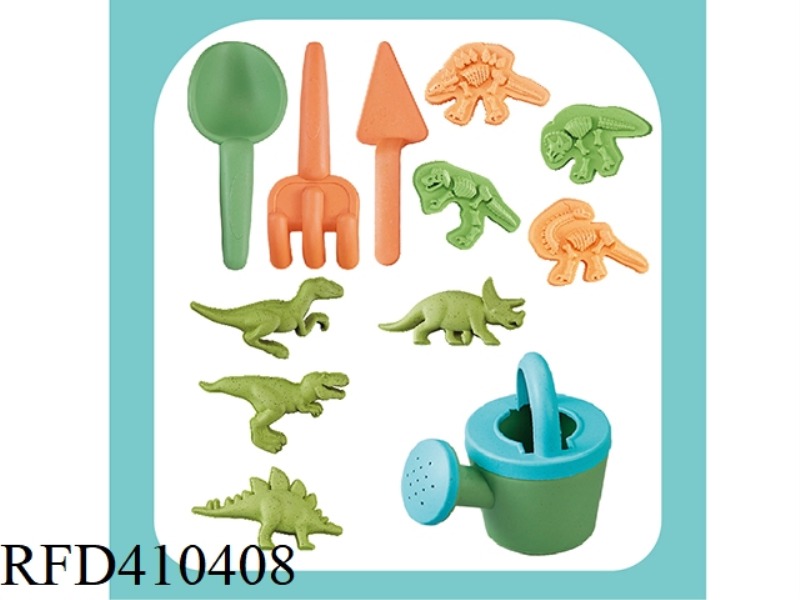 WHEAT DINOSAUR BEACH SERIES-12PCS