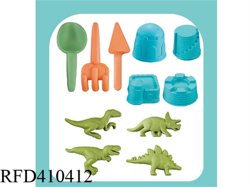 WHEAT DINOSAUR BEACH SERIES-11PCS
