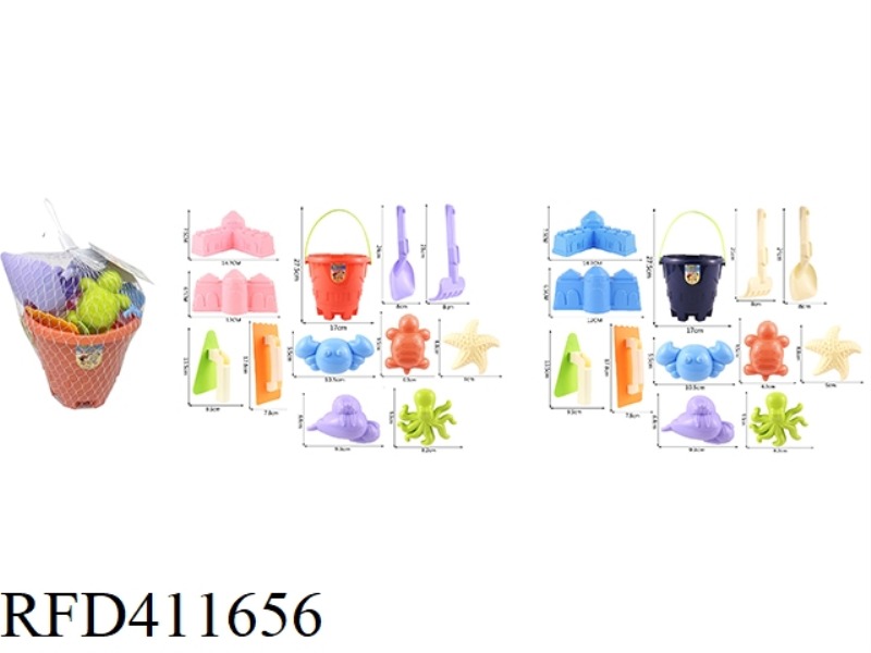 12-PIECE CASTLE BARREL SET