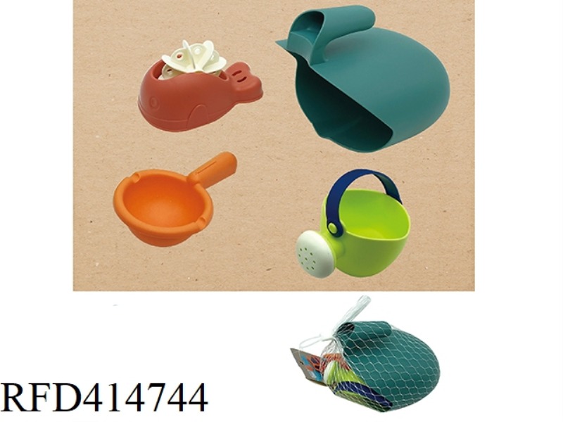 4-PIECE BEACH WATER SCOOP SET