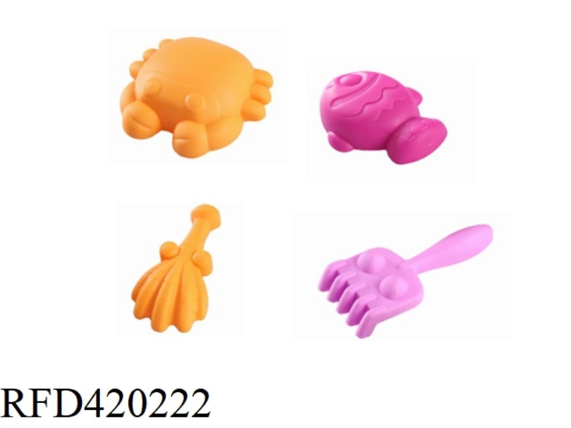 SOFT PLASTIC BEACH 4PCS