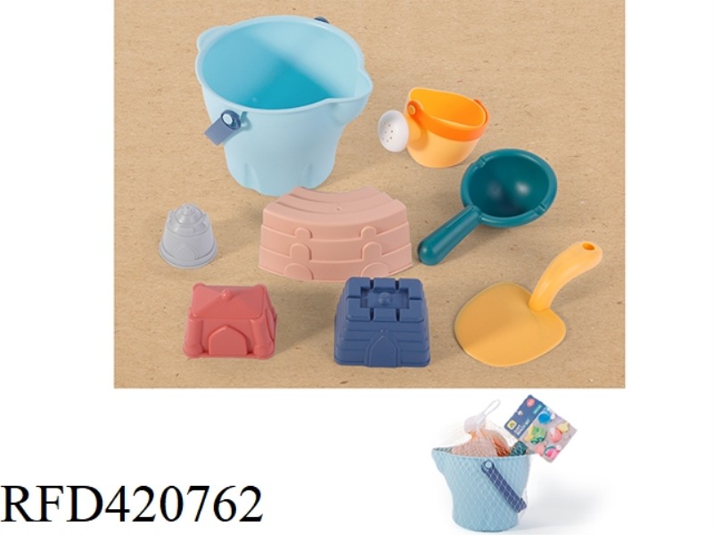 8-PIECE SOFT BEACH BUCKET